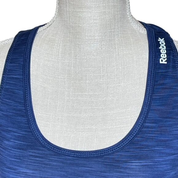 REEBOK Zippered Pocket Racerback Athletic Tank Top - Size Small - Picture 2 of 9